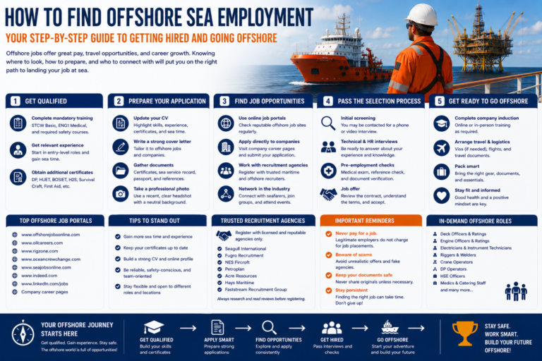How to Find Offshore Sea Employment